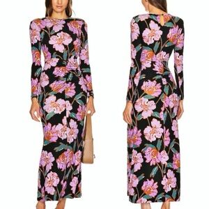 Diane Von Furstenberg Purple Floral Dress